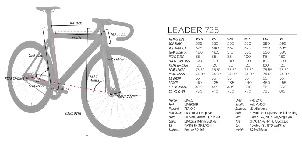 ピストバイク Leader Bike 725 購入 | ＷＢＣ情報局